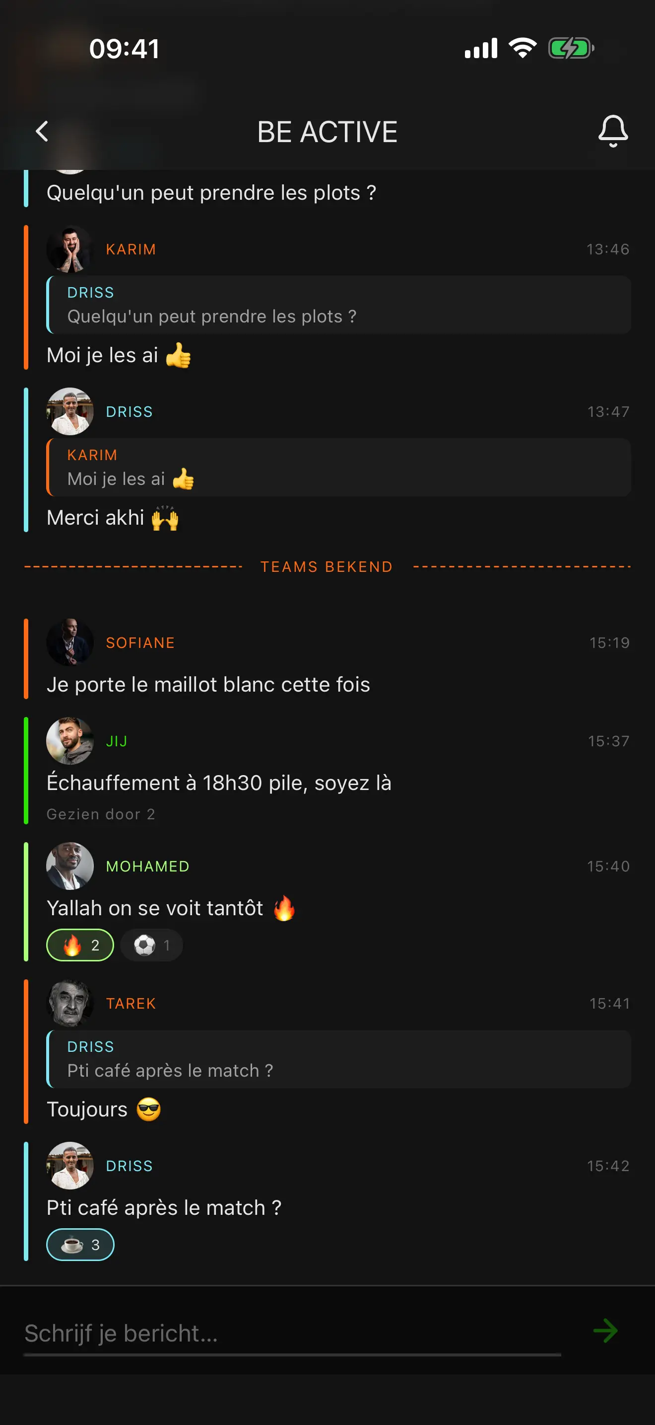 Écran Five de suivi du score en direct